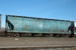 ADMX 85079, 4-Bay Center-Flow Covered Hopper Car on the UPRR